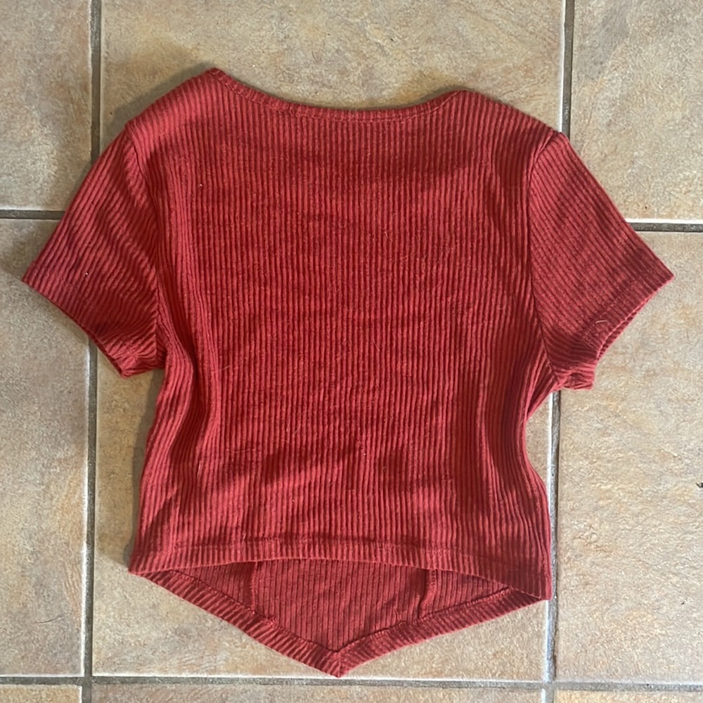 Red Crop Top - Picture 4 of 4